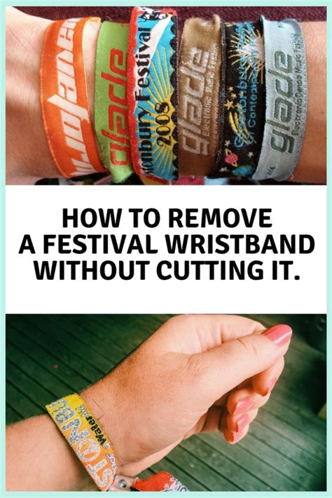 How to remove a Festival wristband in 30 seconds .